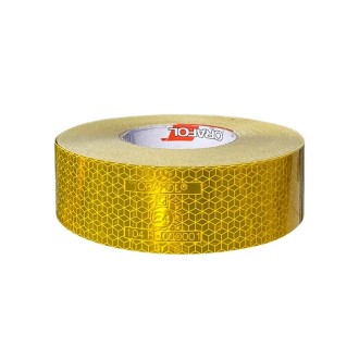 NASTRO ADESIVO CATARIFRANGENTE GIALLO 1MT