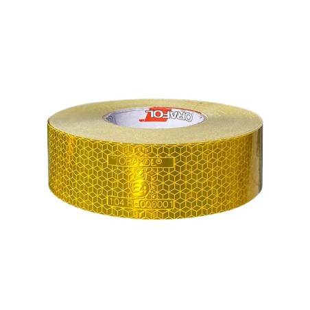 NASTRO ADESIVO CATARIFRANGENTE GIALLO 1MT