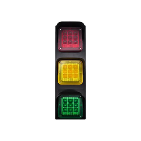 SEMAFORO 3 LUCI ROSSO/GIALLO/VERDE 12/24V