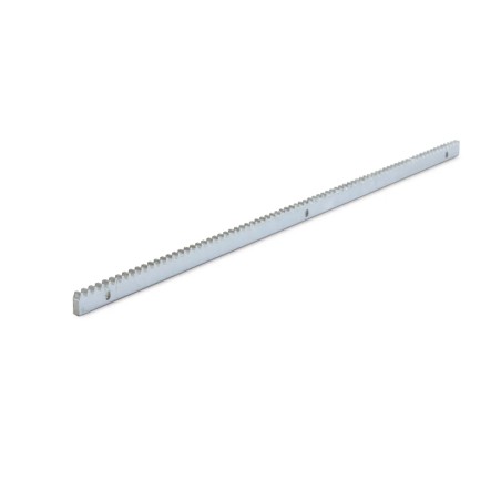 CREMAGLIERA ZINCATA M4 30X8 COMPLETA DI DISTANZIALI