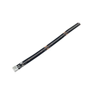 Striscia led 157mm bianco caldo nero