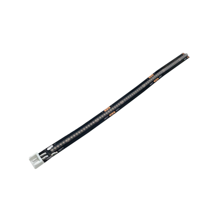 Striscia led 157mm bianco caldo nero