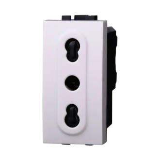 Presa Bipasso 2P+T 16A Bianco Bticino Compatibile