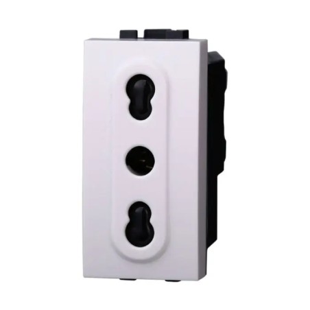 Presa Bipasso 2P+T 16A Bianco Bticino Compatibile