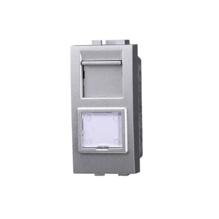 Presa Rete Dati Rj45 Utp Cat.6 Bticino Compatibile Grigio