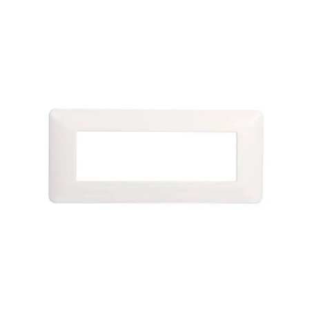 Placca 6 Moduli Bticino Matix Compatibile Plastica Bianco