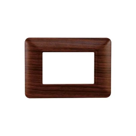 Placca 3 Moduli Bticino Matix Compatibile Plastica Radica