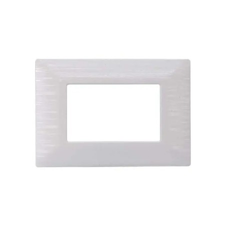 Placca 3 Moduli Bticino Matix Compatibile Plastica Bianco Satinato