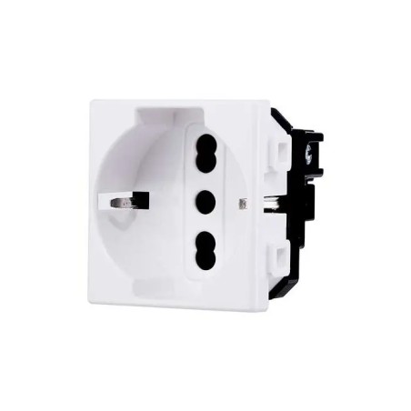 Presa Schuko Bticino Matix Compatibile 2p+t 10/16a 230v Bianco