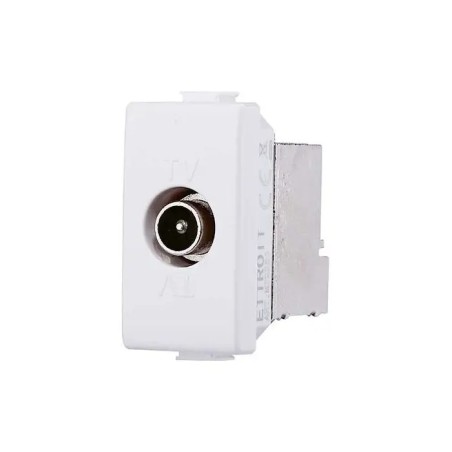 Presa Tv Sat Diretta Connettore Maschio Bticino Matix Compatibile Bianco