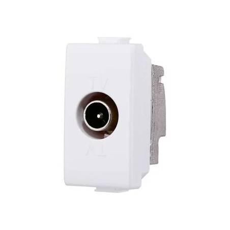 Presa Tv E Sat Passante Connettore Maschio Bticino Matix Compatibile Bianco
