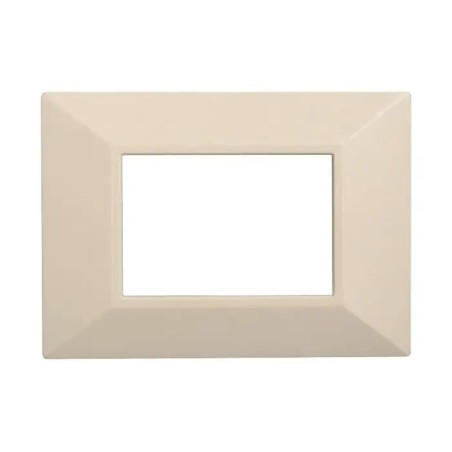 Placca 3 Moduli Bticino Axolute Compatibile Piramide Sabbia Serie Moon