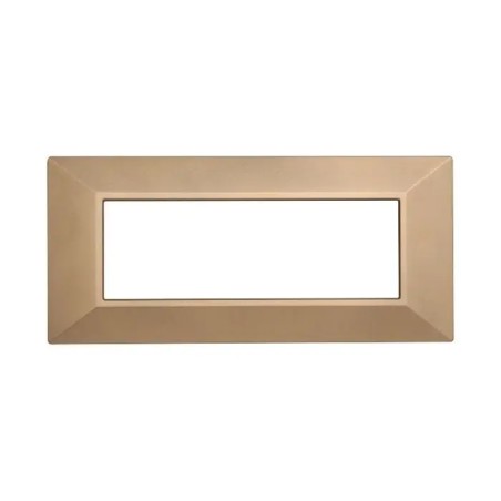 Placca 6 Moduli Bticino Axolute Compatibile Piramide Oro Serie Moon