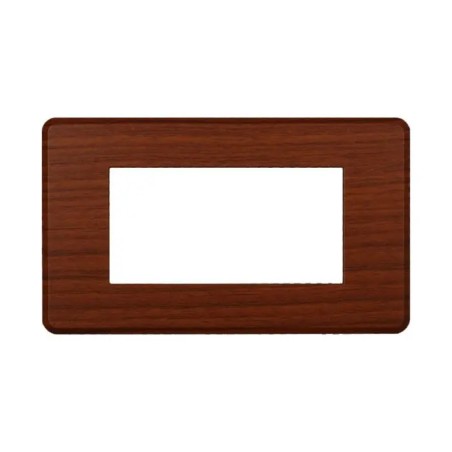 Placca 4 Moduli Bticino Axolute Compatibile Slim Radica Serie Moon