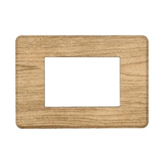 Placca 3 Moduli Bticino Axolute Compatibile Slim Legno...