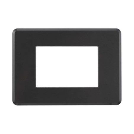 Placca 3 Moduli Bticino Axolute Compatibile Slim Acciaio Scuro Serie Moon