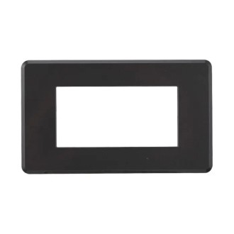 Placca 4 Moduli Bticino Axolute Compatibile Slim Acciaio...