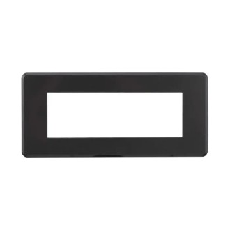 Placca 6 Moduli Bticino Axolute Compatibile Slim Acciaio...