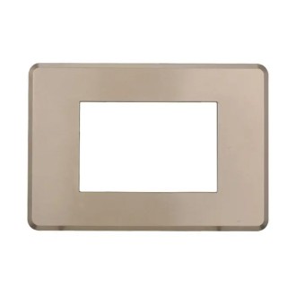Placca 3 Moduli Bticino Axolute Compatibile Slim Titanio...