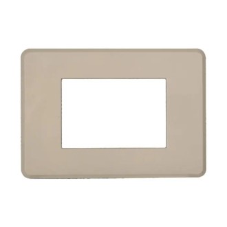 Placca 3 Moduli Bticino Axolute Compatibile Slim Sabbia...