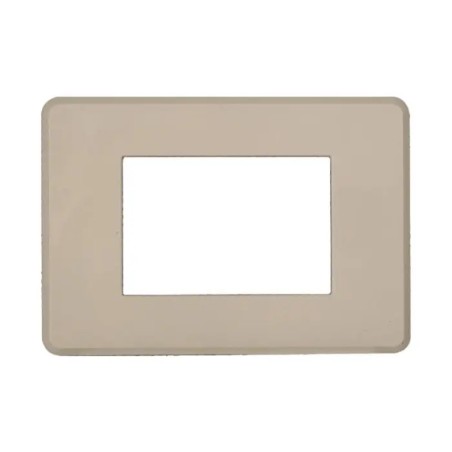 Placca 3 Moduli Bticino Axolute Compatibile Slim Sabbia Serie Moon
