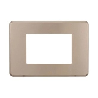 Placca 3 Moduli Bticino Axolute Compatibile Slim Bronzo...
