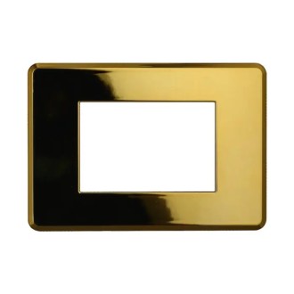 Placca 3 Moduli Bticino Axolute Compatibile Slim Oro...