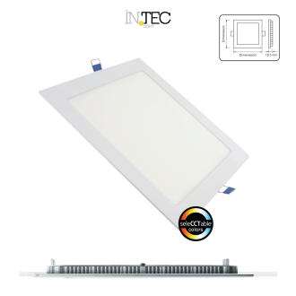 Faretto Quadrato da incasso LED 24W