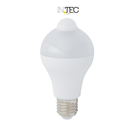 Lampada LED E27 12W con Sensore di Movimento