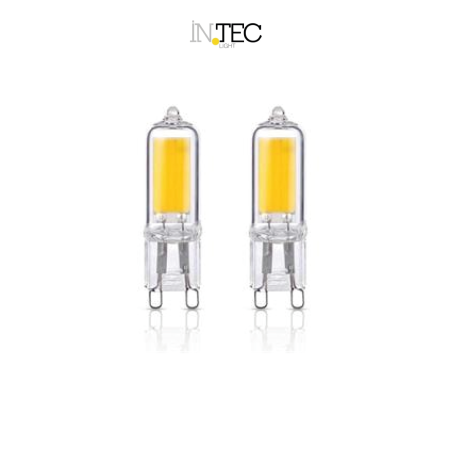 KIT 2PZ LAMPADINE LED G9 COB 4W 450LM