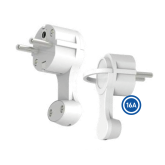 Spina Salvaspazio Schuko 16A Standard Tedesco 16A 2P+T...