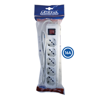 Multipresa 3 Out - 1 Univ. P40 Bi. Schuko 10/16A 2P+T 2...