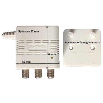 Alimentatore retro TV 300mA 2OUT
