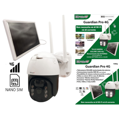 TELECAMERA SOLARE GUARDIAN 4G