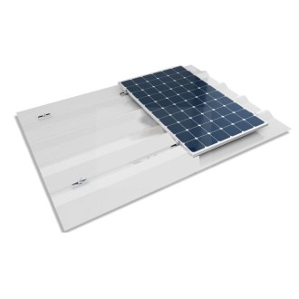 STRUTTURA 3 PANNELLI MINI RAIL PER COPERTURE IN LAMIERE