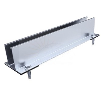 MINI GUIDA RAIL CORTA 25CM K2 PER TETTI IN LAMIERA