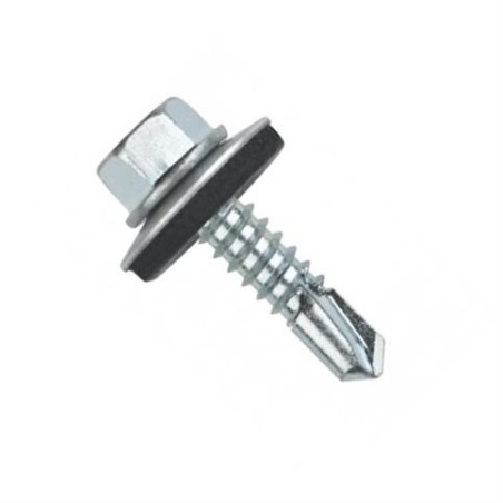 VITE PER BINARIO AUTOPERFORANTE CON GUARNIZIONE 5,5X22MM