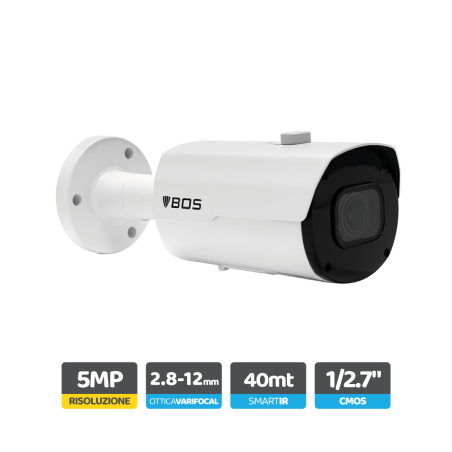 Telecamera Bullet 4in1, 5MP, Autofocus 2.8-12mm