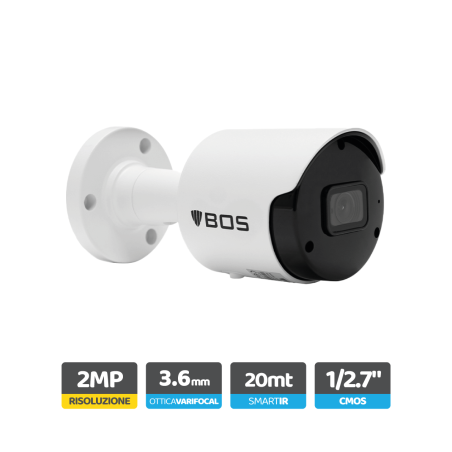 Telecamera Dome 4in1, 2MP, ottica 3.6mm