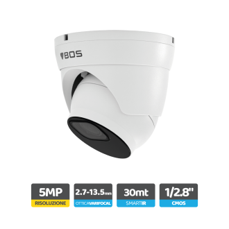 Telecamera Dome 4in1, 5MP, Autofocus 2.7-13.5mm
