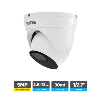 Telecamera Dome 4in1, 5MP, varifocal 2.8-12mm