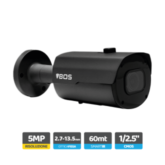 Telecamera Bullet IP, 5MP, Autofocus, analisi video