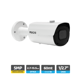 Telecamera Bullet IP, 5MP, autofocus 2.7 – 13.5mm