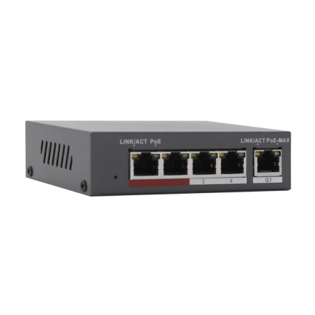 Switch 4 porte PoE lite management