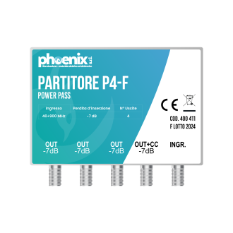 Partitore da palo 4 Out