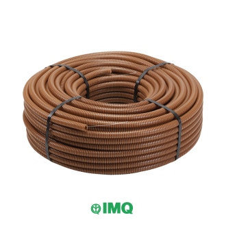 Tubo Corrugato Marrone 20mm - Bobina 100 metri