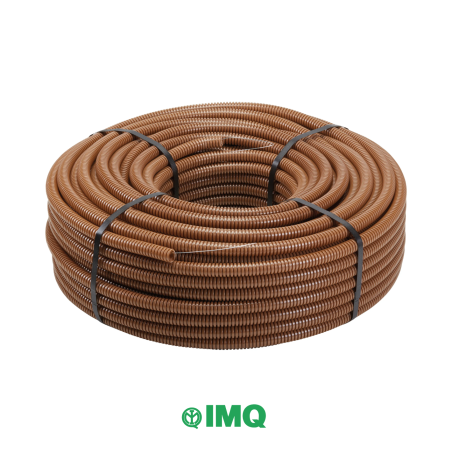 Tubo Corrugato Marrone 20mm - Bobina 100 metri