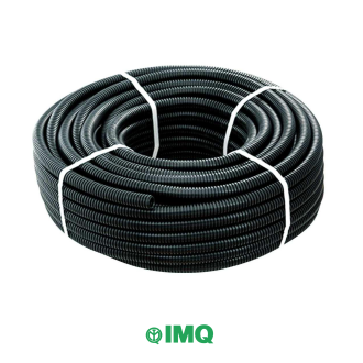 Tubo Corrugato Nero 16mm - Bobina 100 metri