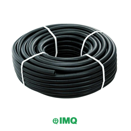 Tubo Corrugato Nero 16mm - Bobina 100 metri