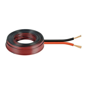 Cavo Audio Piattina Rosso Nero 2x0,75 mmq